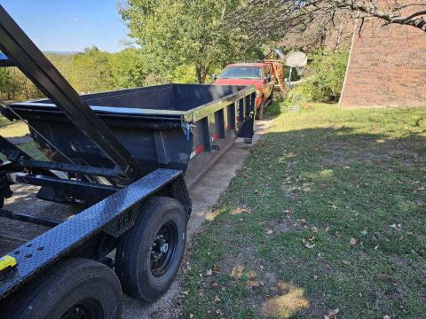 Delivering a roll-off dumpster